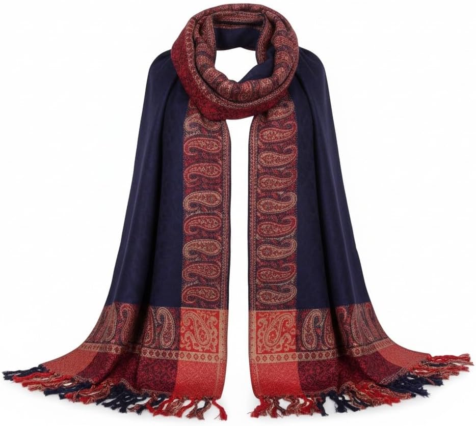 Handloom Wool Meditation Shawl, Oversized Wrap Throw, Gift for Men and Women
