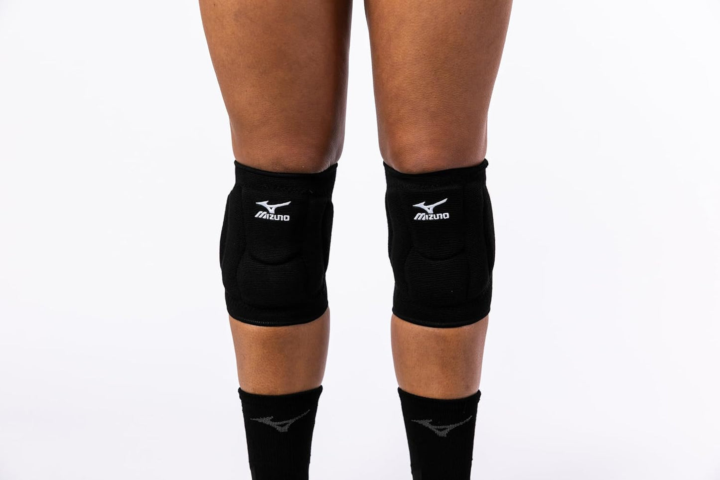 Mizuno Elite 9 SL2 Volleyball Kneepad, White, Large