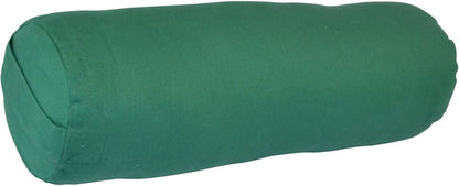 YogaAccessories Small Junior Sized Round Cotton Yoga Bolster