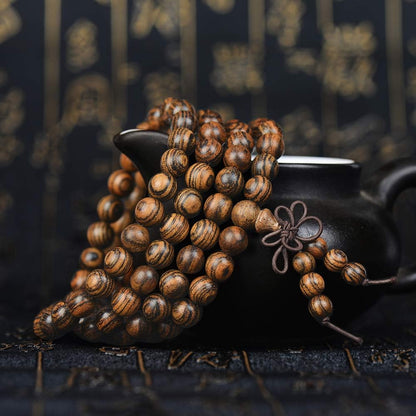 Mala Beads Bracelet 108 8mm Prayer Meditation Sandalwood Elastic…