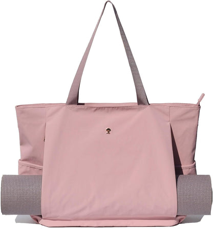 ESVAN Yoga Mat Bag Yoga Tote Carrier Shoulder Bag Carryall Tote for Office,Yoga,Pilates,Travel,Beach and Gym