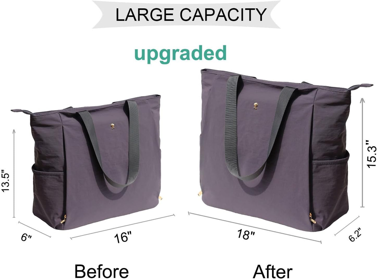 ESVAN Yoga Mat Bag Yoga Tote Carrier Shoulder Bag Carryall Tote for Office,Yoga,Pilates,Travel,Beach and Gym