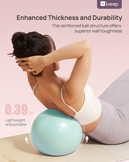 KEEP Exercise Ball Anti-Burst - Thickened Yoga Ball Pilates Ball for Physical Therapy, Fitness Ball for Workout, Core Strength and Physical Therapy