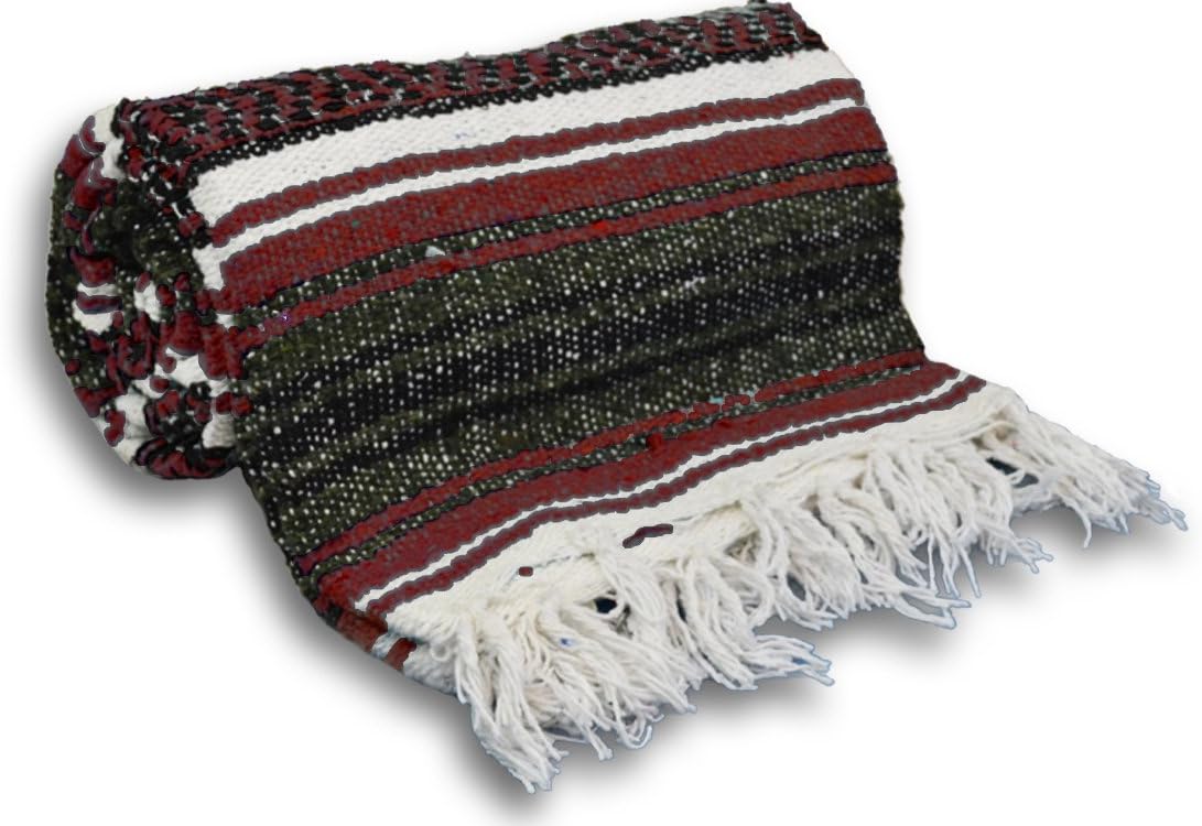YogaAccessories Traditional Mexican Yoga Blanket