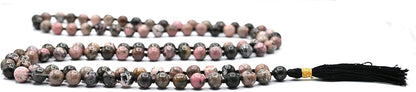 Amazing Gemstone 108 Beads Handmade Mala (Knotted, Rudraksha) - Colors A