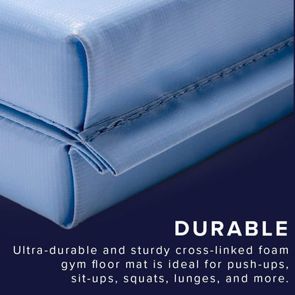 We Sell Mats Core Basic Personal Fitness & Exercise Mat - 2x6, 4x6, 4x8 - All Purpose Gym Mat for Home Workout, Yoga, Pilates, Stretches & Floor Exercises