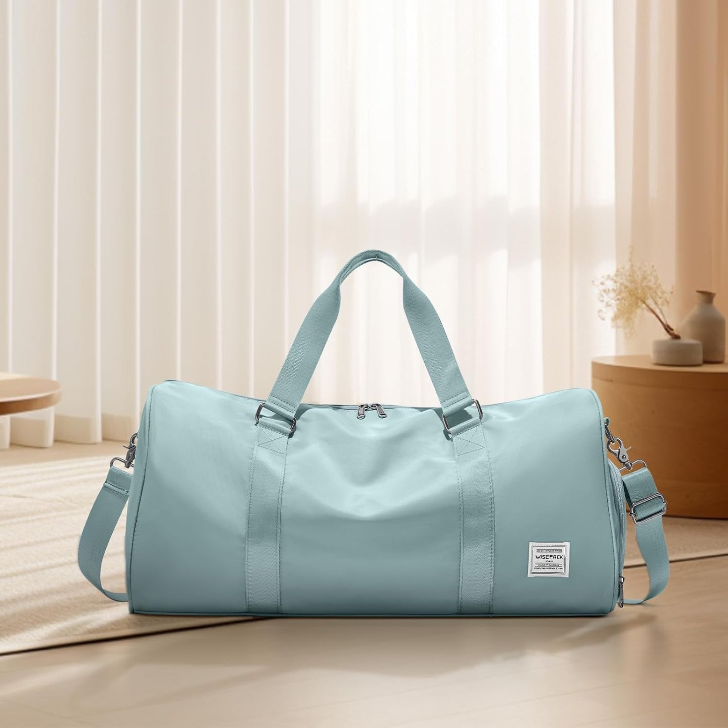 Gym Bag Womens Mens with Shoes Compartment and Wet Pocket Travel Duffel Bag for Women for Plane Sport Gym Tote Bags Swimming Yoga Waterproof Weekend Overnight Carry on Bag Hospital Holdalls - Colors A
