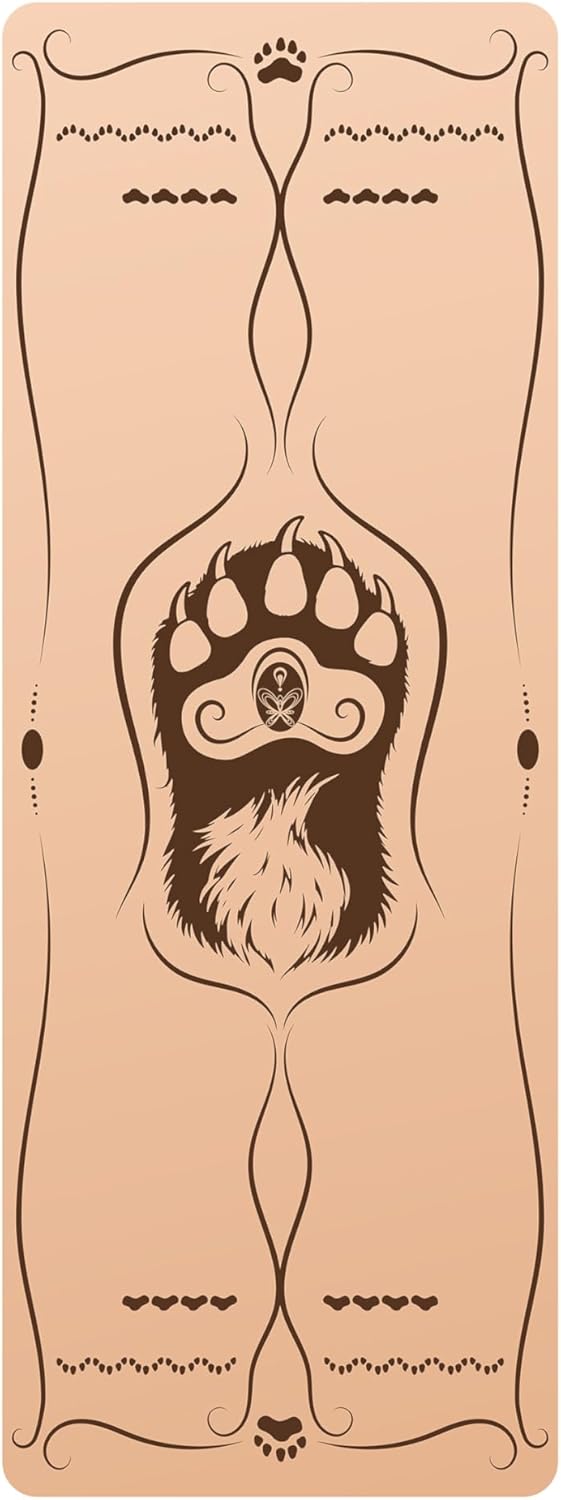【BulgurYe】 Yoga Mat * Beast Line -- Unique coating technique, Great wear resistance for a long service life, Vividly printed pattern, Natural rubber base, Strong bounce resilience, Absorb sweat instantly to stay dry, Clean and hygienic.