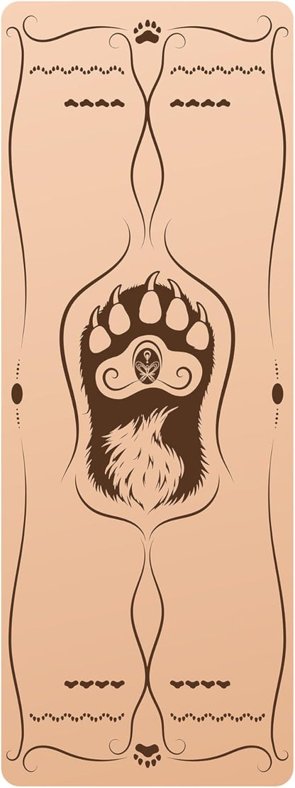 【BulgurYe】 Yoga Mat * Beast Line -- Unique coating technique, Great wear resistance for a long service life, Vividly printed pattern, Natural rubber base, Strong bounce resilience, Absorb sweat instantly to stay dry, Clean and hygienic.