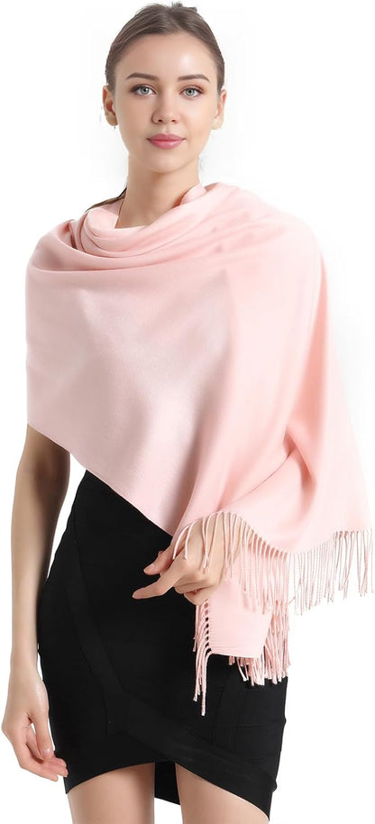 Pashmina Scarf and Shawl - Soft Women Pashminas Wrap for Wedding Evening Party dresses