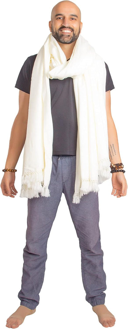 Meditation Shawl or Meditation Blanket, Shawl/Wrap, Oversize Scarf/Stole. Large. Unisex.