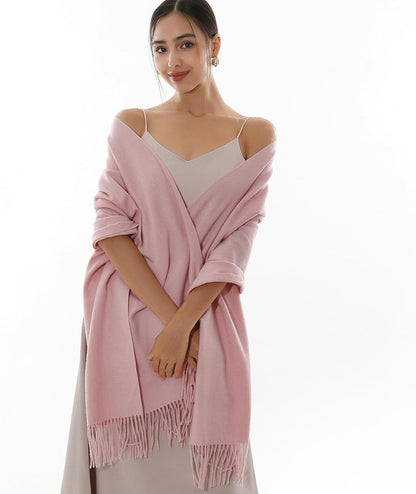 RIIQIICHY Winter Scarfs for Women Pashmina Shawls Wraps for Evening Dresses Large Warm Soft Scarves