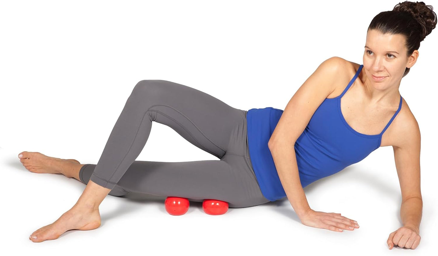 OPTP Franklin Method Mini Smooth Ball Set (Pair) - Massage Balls for Tight Muscles and Fascia - Targeted Back and Neck Massage, Shoulder, Neck, Hip, and Foot Massager Ball Set