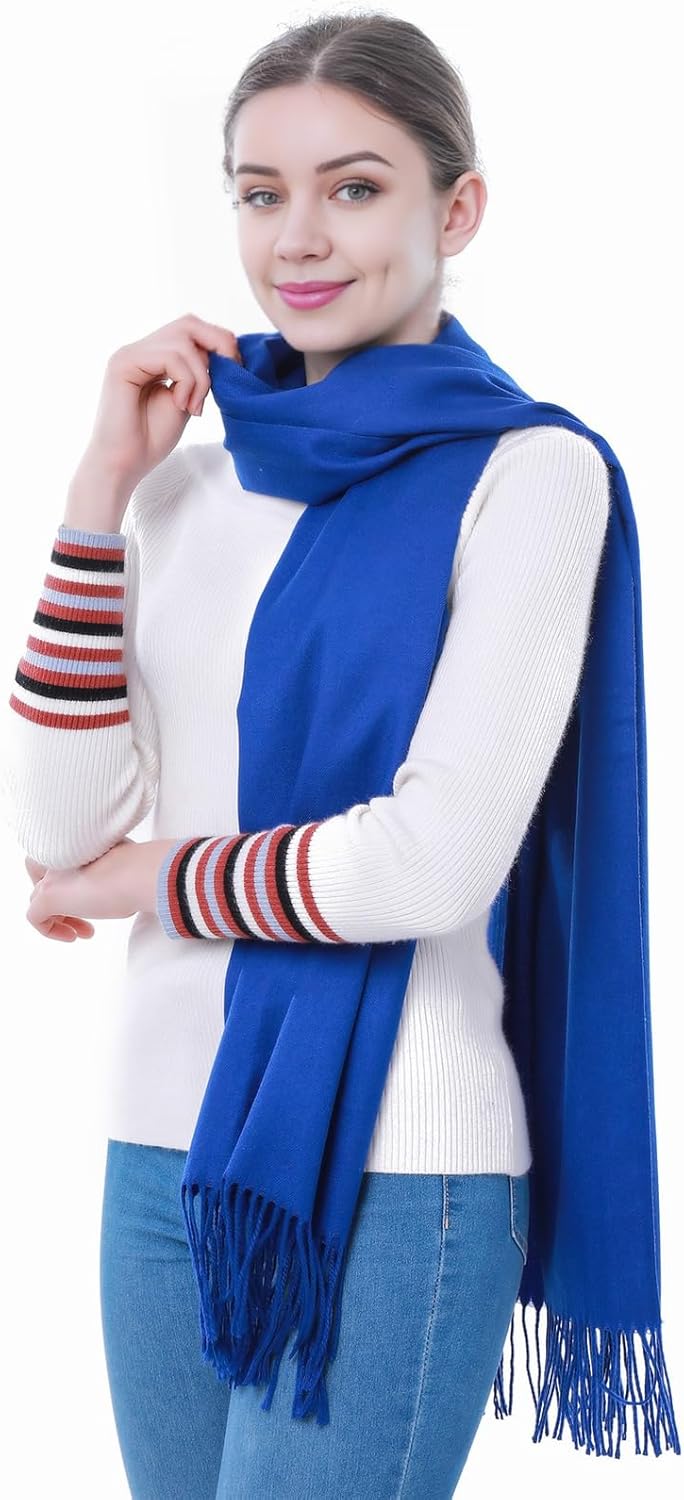 Pashmina Scarf and Shawl - Soft Women Pashminas Wrap for Wedding Evening Party dresses