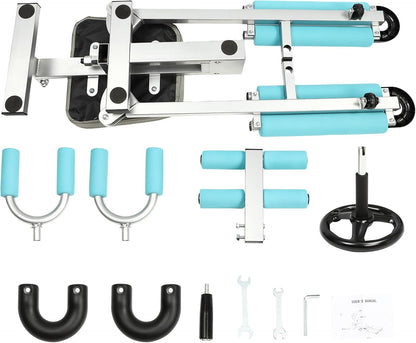 Leg Stretcher, 220/330Lbs Heavy Duty Split Machine for Leg Stretching, Leg Stretching Split Machine, Flexibility Stretching Equipment Black/Blue