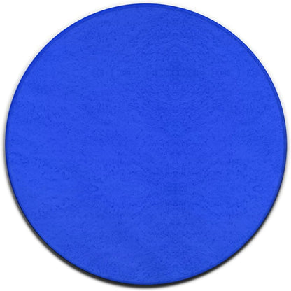 Women's Large Home Decor Mat, Soft Round Yoga Carpet, Non Slip Machine Washable Home Office Circle Rug Purple