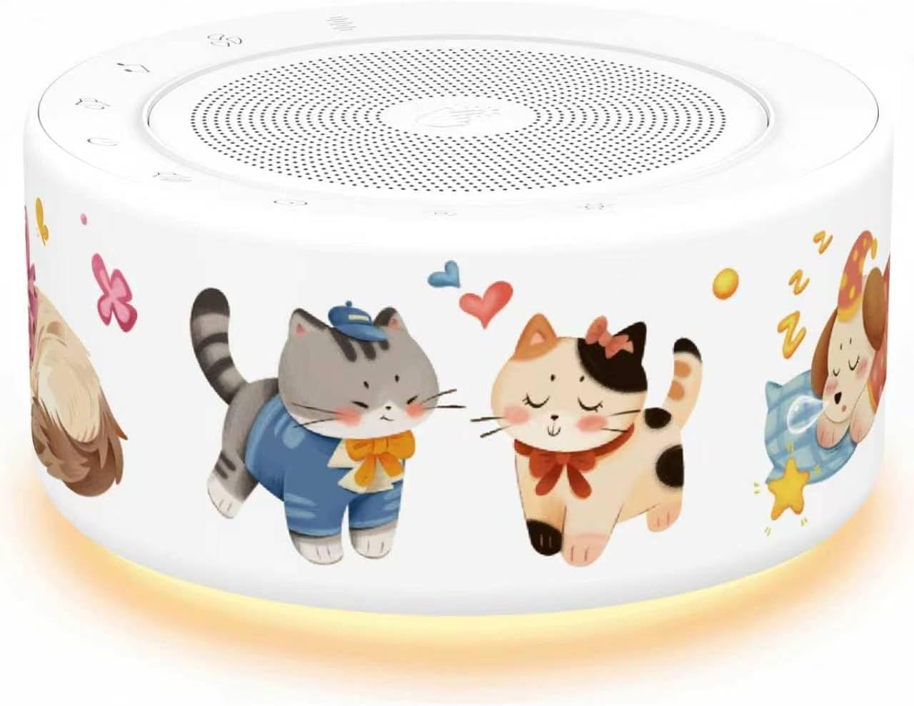 Kipcush Automatic Tibetan Meditation Bowl Sound Machine - 7 Himalayan Tones + 7 Color Night Light - Timer & Touch Control - No Manual Striking for Yoga, Chakra Healing, Stress Relief - Plug In