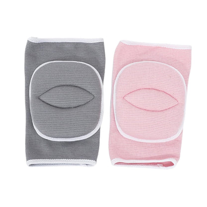 Men Women Protective Knee Pads, Anti-Slip Padded Sponge Knee Brace Knee Support for Football Volleyball Dance Skating Basketball Sports (Medium,Nude)