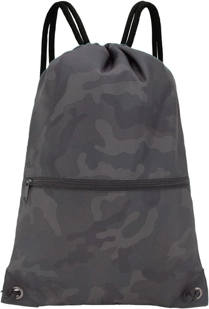HOLYLUCK Drawstring Backpack Bag Sport Gym Sackpack - Colors A