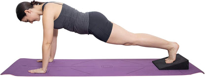 Lumia Wellness Adjustable 13" Foam Incline Slant Boards 4pc set - Professional Large Yoga Foam Wedge for Leg, Calf, Ankle, and Foot Stretching
