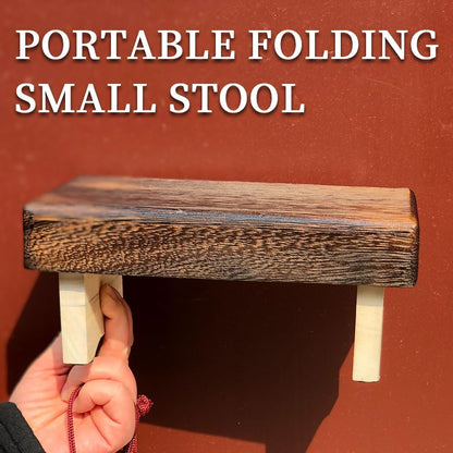Foldable and Portable Meditation Bench - Seiza Stool, Suitable for Mindfulness Practice, Prayer, Yoga and Travel. Multiple uses: Step Stool, Decorative Shelf, Lightweight, eco-Friendly