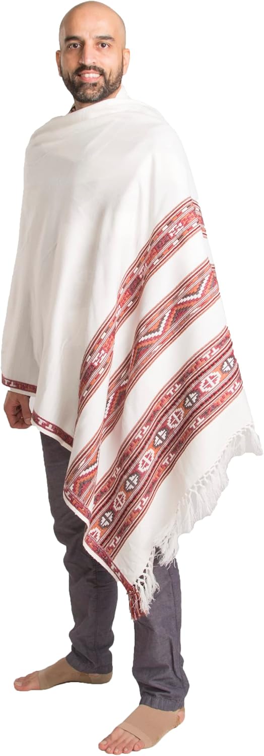 Meditation Shawl or Blanket, Exotic Shawl/Wrap, Oversize Scarf or Stole. Unisex
