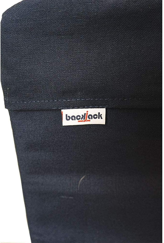 Original BackJack-Made in THE USA- Royal Cotton Fabric Lightweight Floor Seating Chair for Gaming, Families, Parents, Daycare, Back Support, Reading, Yoga, Meditation, Dorm, School