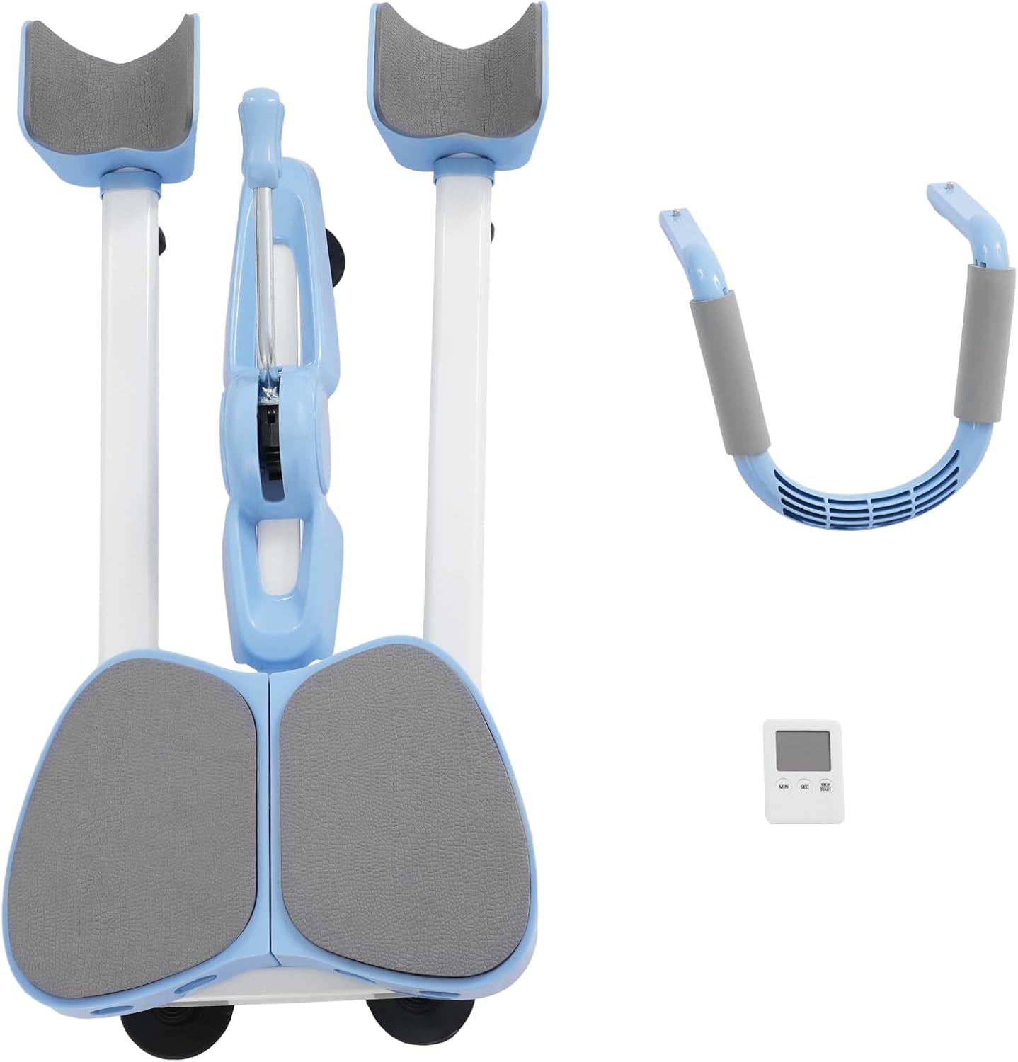 Leg Stretcher, 220/330Lbs Heavy Duty Split Machine for Leg Stretching, Leg Stretching Split Machine, Flexibility Stretching Equipment Black/Blue