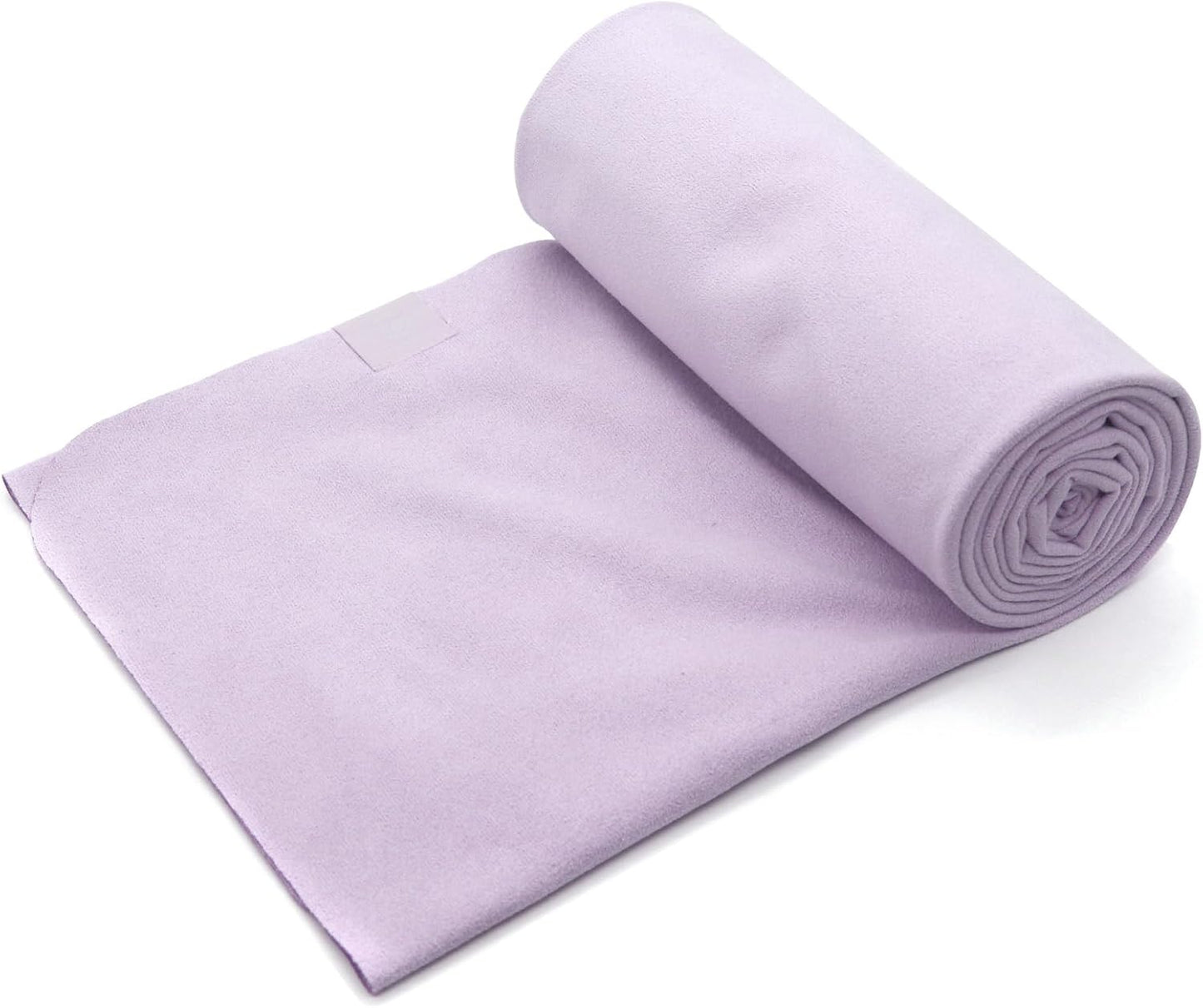 Eunzel Hot Yoga Towel, Super Absorbent Yoga Mat Towel Soft Suede Microfiber Non-Slip Towel for Bikram Pilates and Yoga Mats 72" x 26.5", Navy