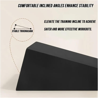 1 Pair Incline Design Yoga Squat Wedge Adjustable Leg Recovery Triangle Yoga Blocks Stability Training Calf Stretch