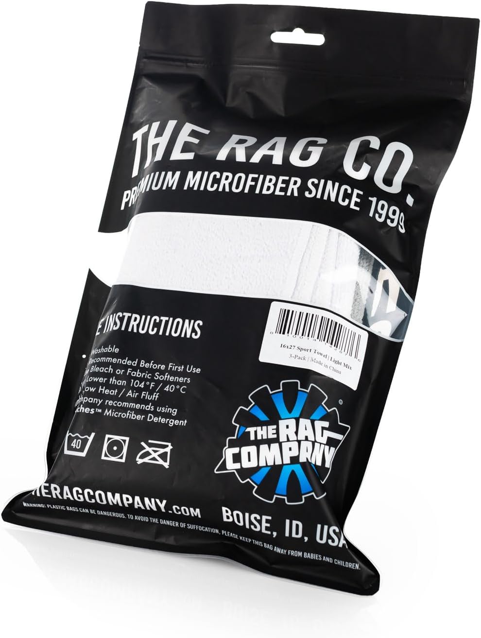 The Rag Company - Sport & Workout Towel - Gym, Exercise, Fitness, Spa, Ultra Soft, Super Absorbent, Fast Drying Premium Microfiber, 320gsm, 16in x 27in, Lavender - Pack of 3
