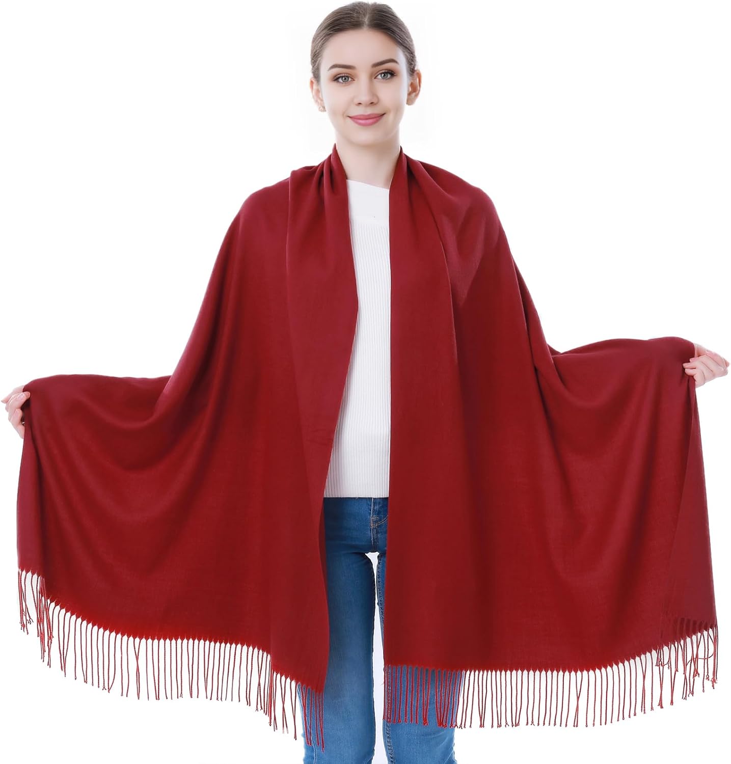 Pashmina Scarf and Shawl - Soft Women Pashminas Wrap for Wedding Evening Party dresses