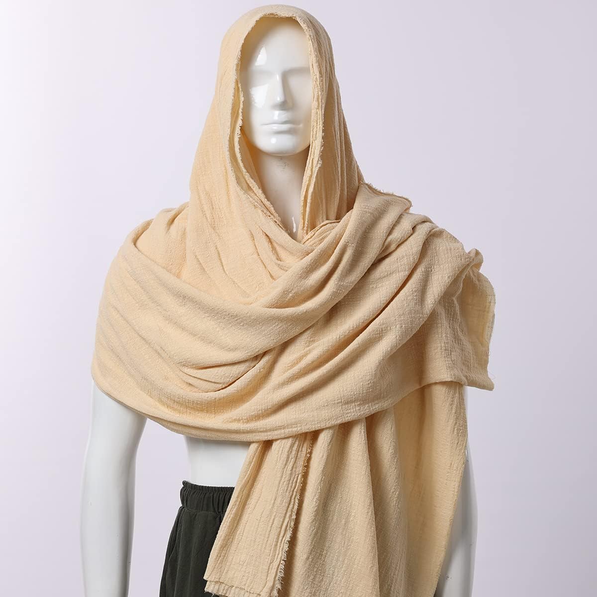GRACEART Post Apocalyptic Shawl Scarf Shaman Cowl Medieval Costume Sash