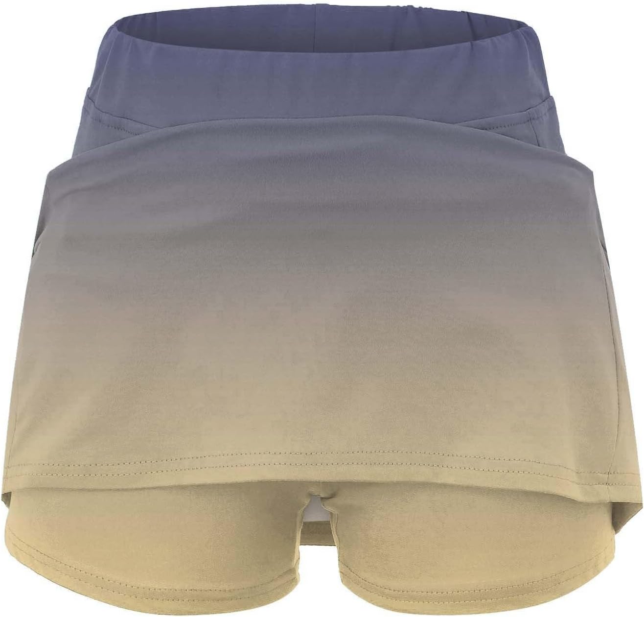 SHAOBGE Athletic Yoga Culottes for Women Solid Color Elastic Shorts Summer Lightweight High Waist Skinny Joggers Skirt 2024