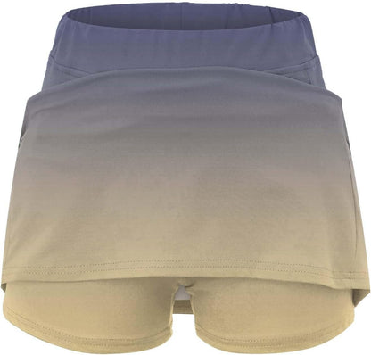 SHAOBGE Athletic Yoga Culottes for Women Solid Color Elastic Shorts Summer Lightweight High Waist Skinny Joggers Skirt 2024