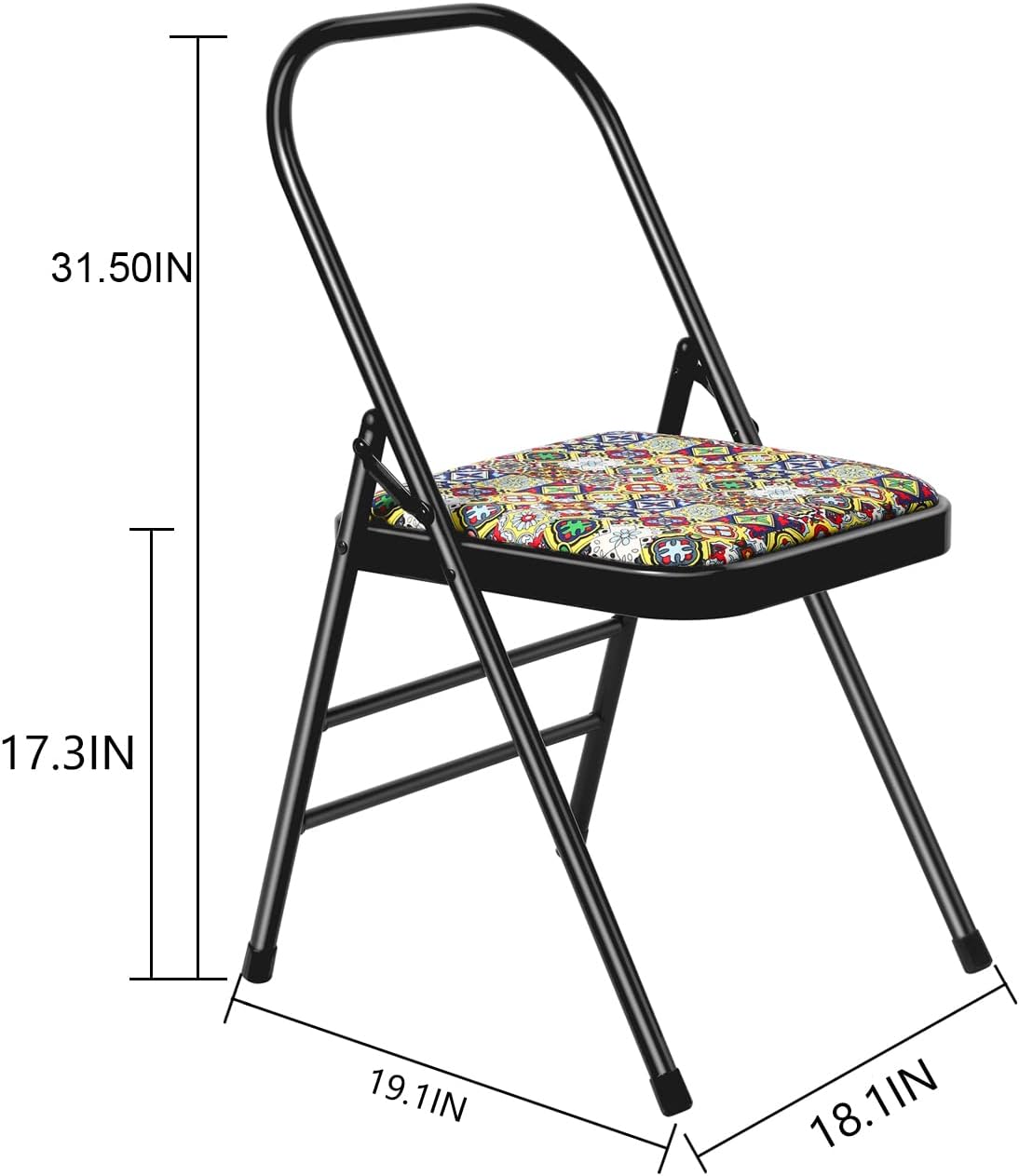 Aozora Backless Yoga Chair Prop - Flexibility and Strength Training Tool