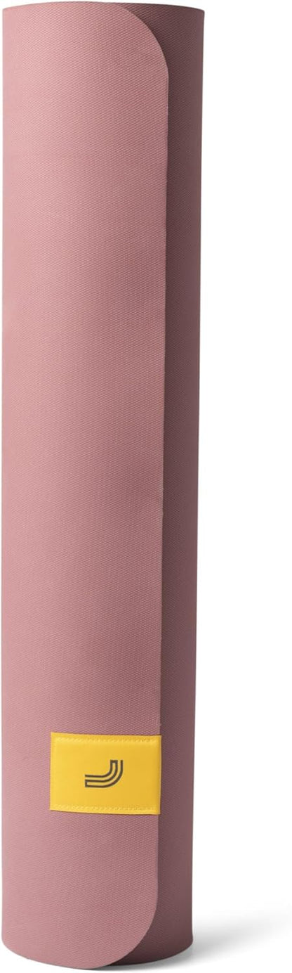 Lolë Pose Yoga Mat for Women with Strap Carrier | Non-Slip 5mm Thick Exercise Mat | Ideal for Hot Yoga & Pilates | PVC-Free & Sweat-Resistant