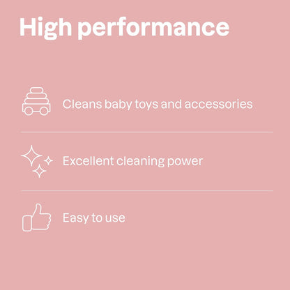 ATTITUDE Baby & Kids Toy Cleaner Spray, EWG Verified, Multi-Surface Cleaner for Toys, High Chairs & Play Areas, Naturally Derived, Vegan, Unscented, 27.1 Fl Oz