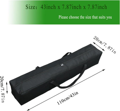 Heavy Duty Water-Resistant Duffle Organizer Bag - XL Storage for Hammock Cover, Grill Tools,Flash Light Stand, Canopy Tent & Folding Chairs with MOLLE Straps (33''(L) x5.9''(W) x5.9''(H))