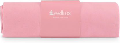 Wellrox Microfiber Yoga Hand Towel – Super Soft, Quick-Dry, Non Slip Yoga Towel for Hot Pilates, Gym & Workouts (26.5" x 16", Lavender)