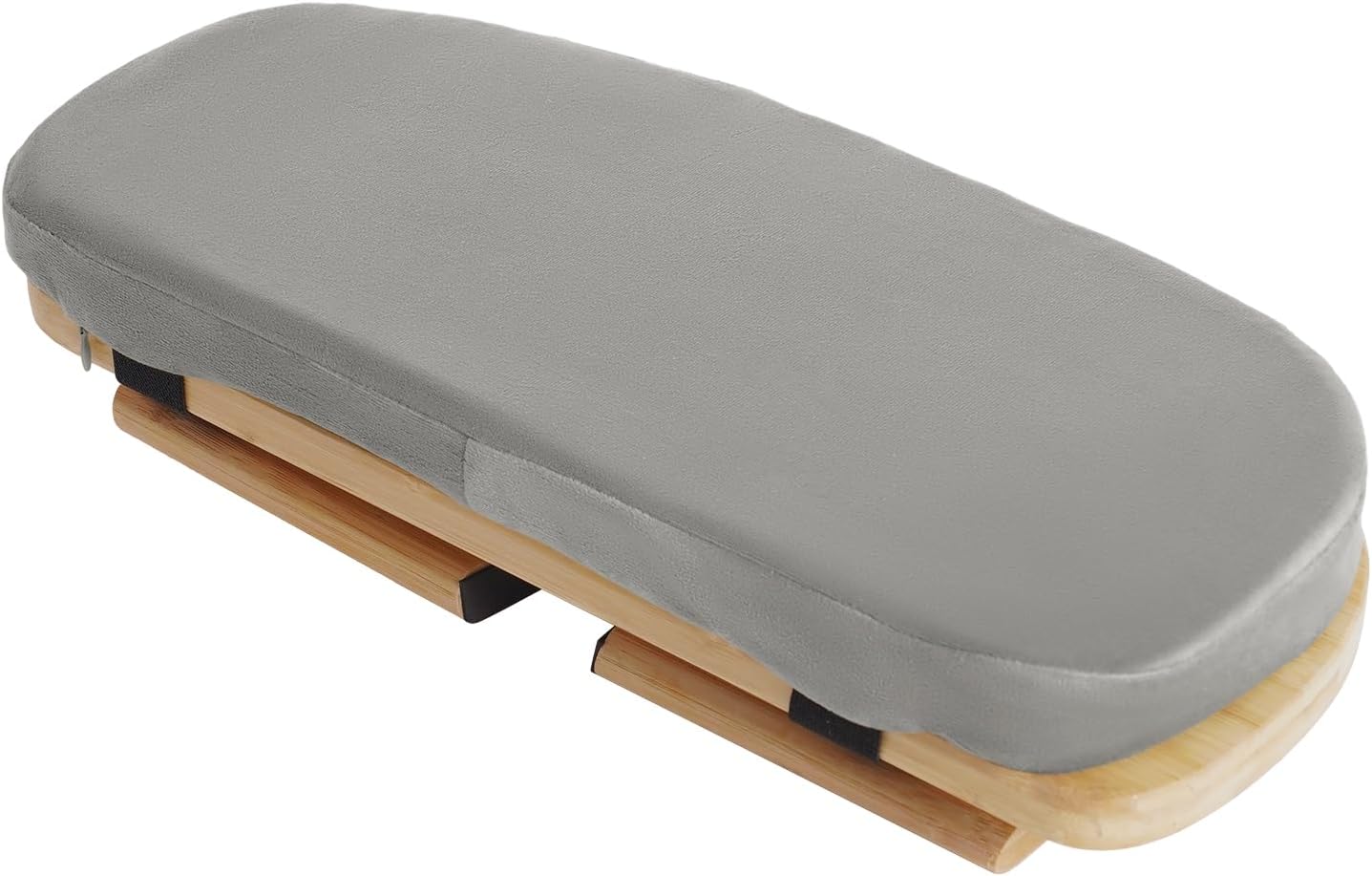 Bamboo Meditation Bench with Cushion, Folding Kneeling Meditation Bench, Portable Kneeling Chair for Kneeling or Sitting, 396.83lbs Load Max (Green)