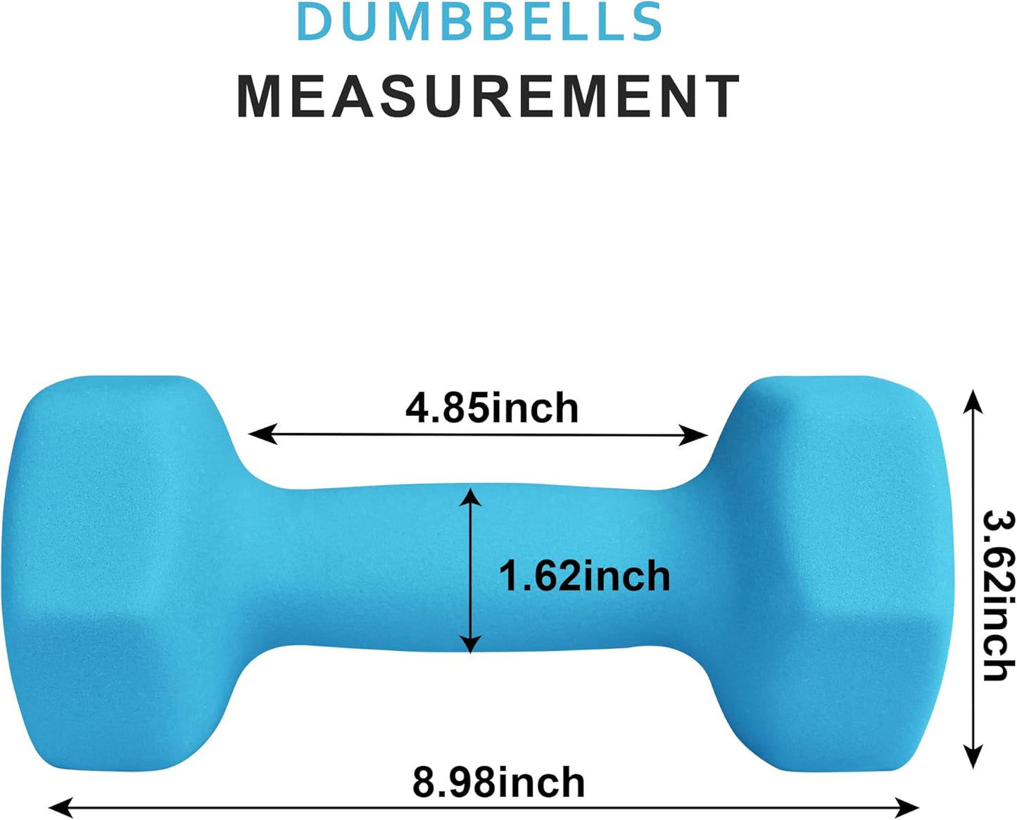 Balelinko Home Gym Equipment Workouts Strength Training Weight Loss Pilates Weights Yoga Sets Weights for Women, Men, Seniors and Youth