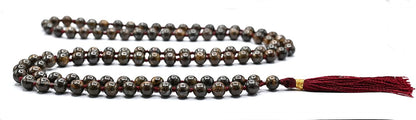 Amazing Gemstone 108 Beads Handmade Mala (Knotted, Rudraksha) - Colors B