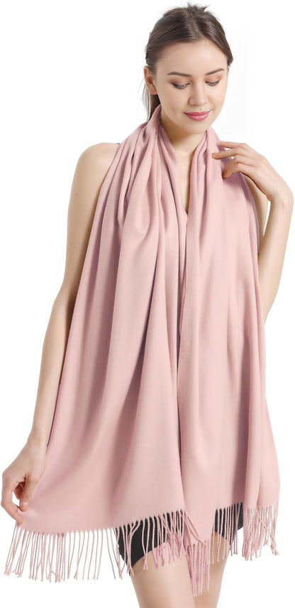 Pashmina Scarf and Shawl - Soft Women Pashminas Wrap for Wedding Evening Party dresses