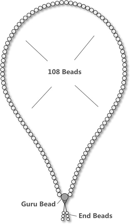 Top Plaza Unisex 108 Natural Wood 6mm 8mm Beads Bracelet Buddhist Rosary Mala Necklace(8mm Sandalwood Duobao)