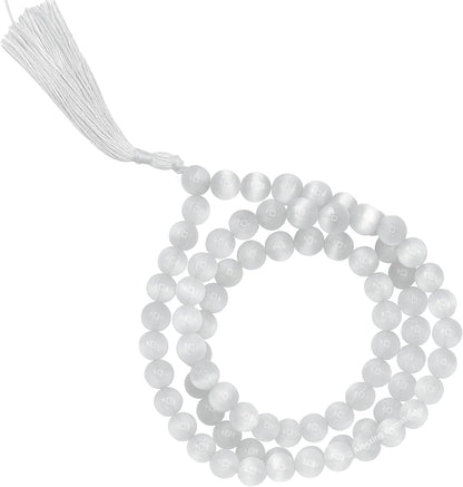 Amazing Gemstone 108 Beads Handmade Mala (Knotted, Rudraksha) - Colors B