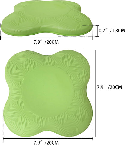 GoYonder Yoga Knee Pads 2 Pack, Yoga Knee Cushion Thick, Exercise Pads for Knees Elbows Wrist Hands Head Foam Pilates Kneeling pad