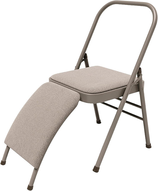 WIKINK Professional Yoga Chair, Widened Yoga Chair Auxiliary Chair, Household Folding Chair Widened and Thick Lumbar Support Yoga Auxiliary Equipment, Yoga Accessories & Equipment