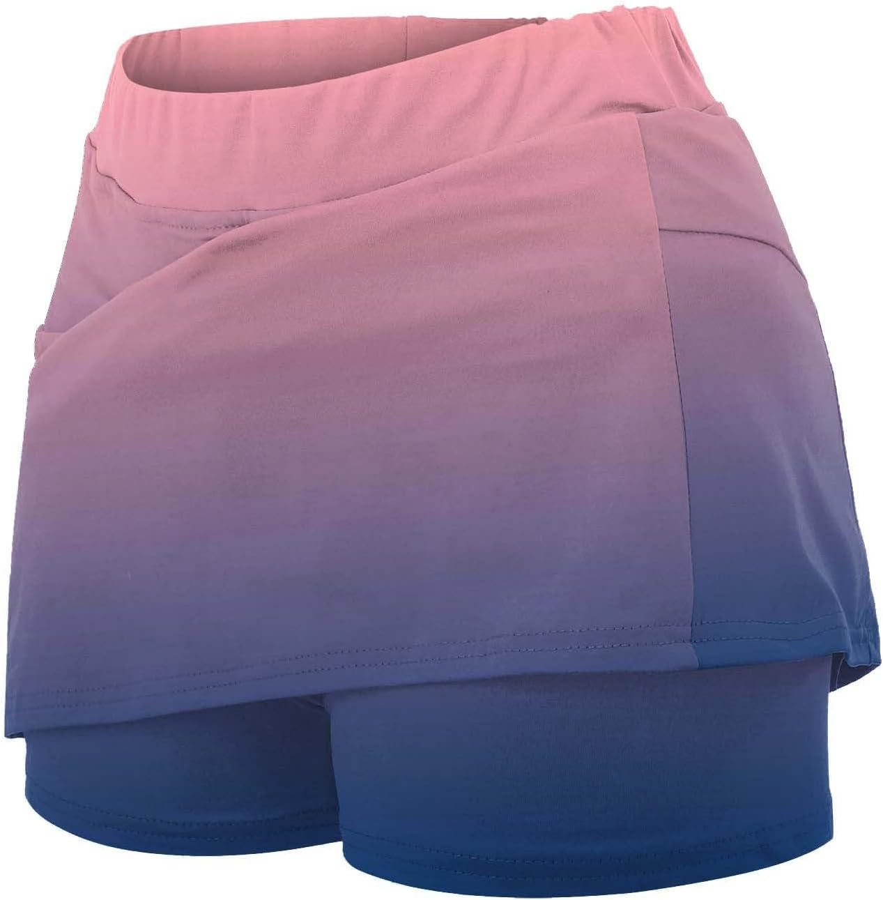 SHAOBGE Athletic Yoga Culottes for Women Solid Color Elastic Shorts Summer Lightweight High Waist Skinny Joggers Skirt 2024