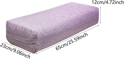 Vaveren Bolster Rectangular Pillow Multifunctional Prop for Legs Lightweight Professional Easy to Clean Cushion with Handle